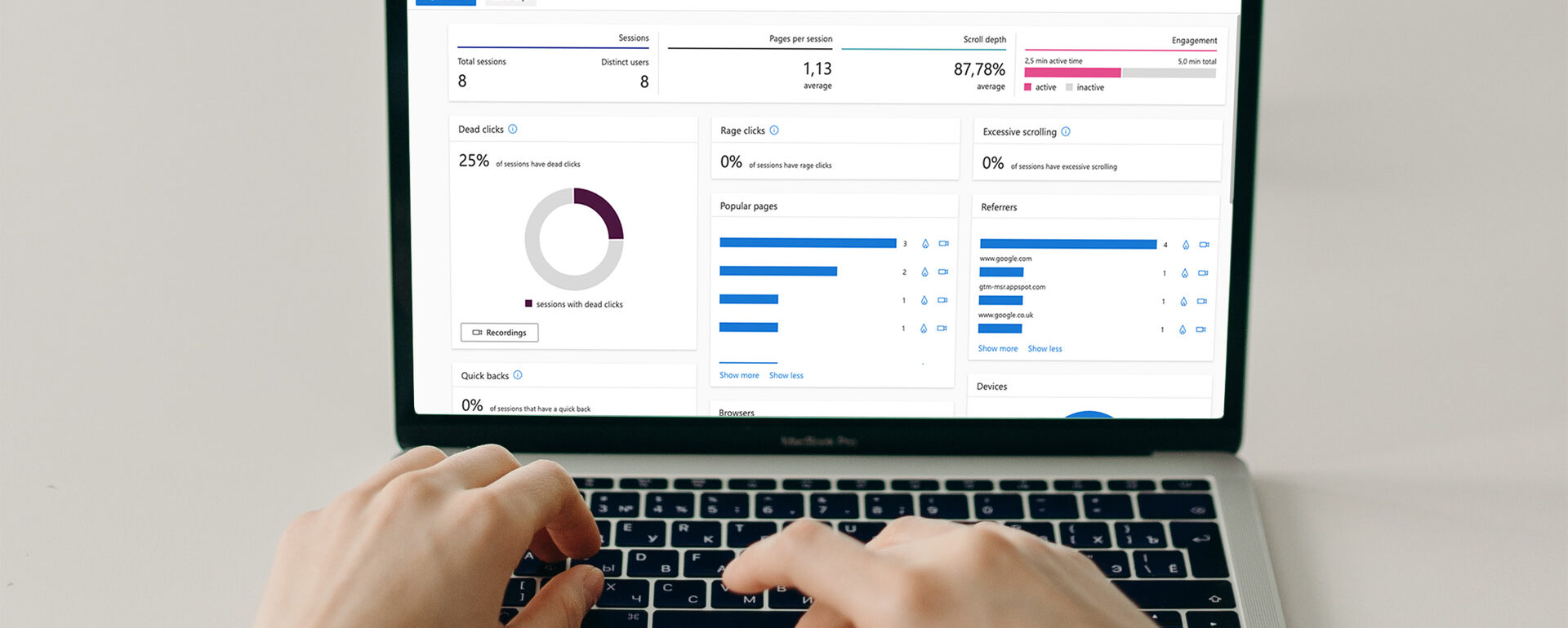 Microsoft Clarity: a new and free website analytics tool
