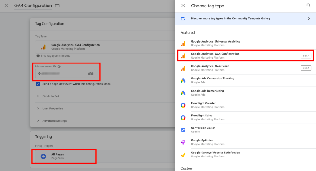 Connect GA4 to Google Tag Manager